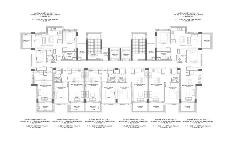 Квартиры, Турция, Алания, Авсаллар (008202) - фото 15
