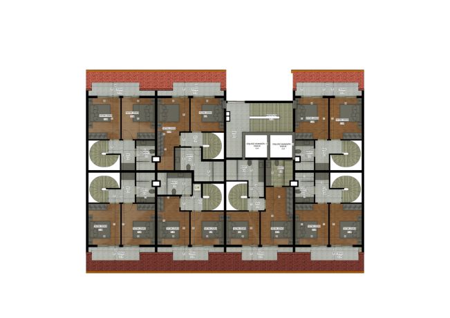 Квартиры, Турция, Алания, Окурджалар (002474) - фото 33