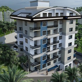 Apartment in a new residence in the popular area of ​​Mahmutlar, Alanya (002438)