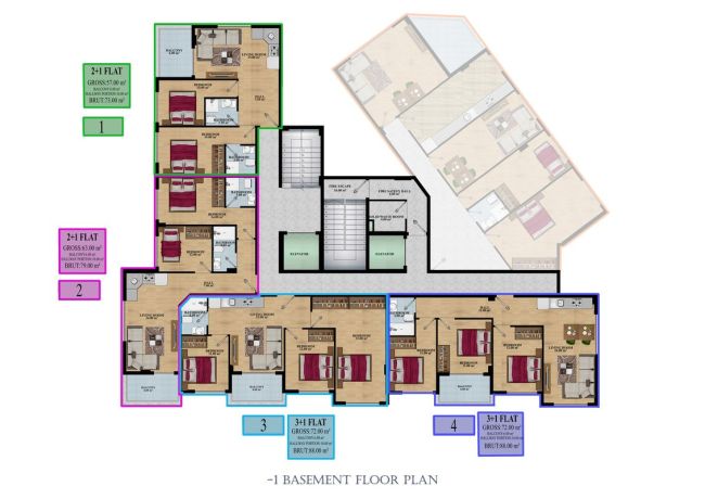 Квартиры, Турция, Алания, Махмутлар (002254) - фото 12