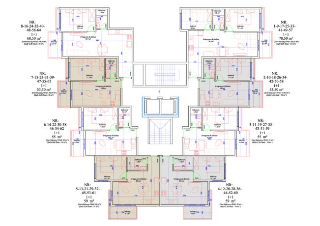 Квартиры, Турция, Алания, Оба (01405) - фото 16