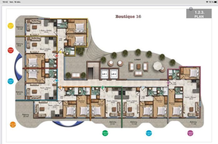 Квартиры, Турция, Алания, Каргыджак (00206) - фото 8