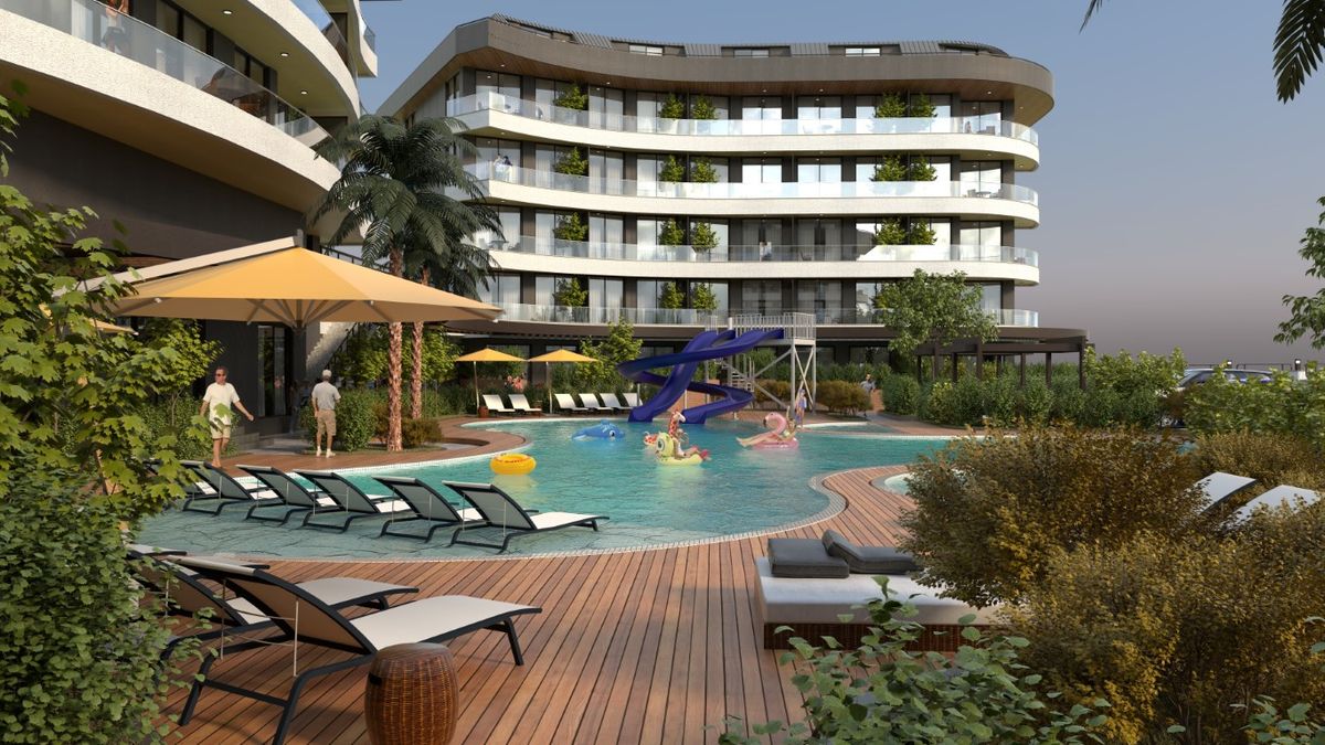 Грандиозный проект  в районе Оба, Аланья (015459)