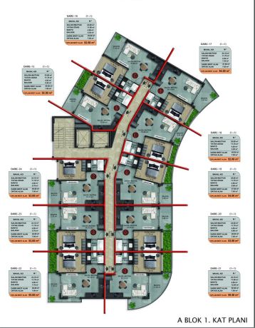 Квартиры, Турция, Алания, Оба (015459) - фото 80