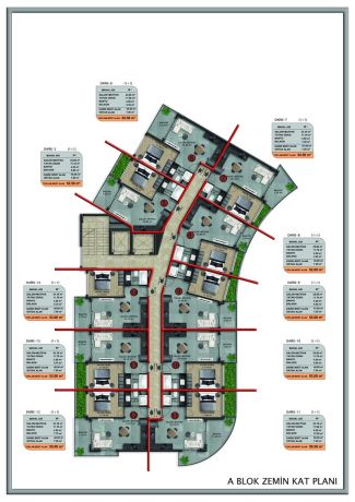Квартиры, Турция, Алания, Оба (015459) - фото 81