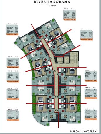 Квартиры, Турция, Алания, Оба (015459) - фото 74