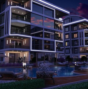 Новый жилой комплекс в районе Оба от застройщика, Алания (00120)