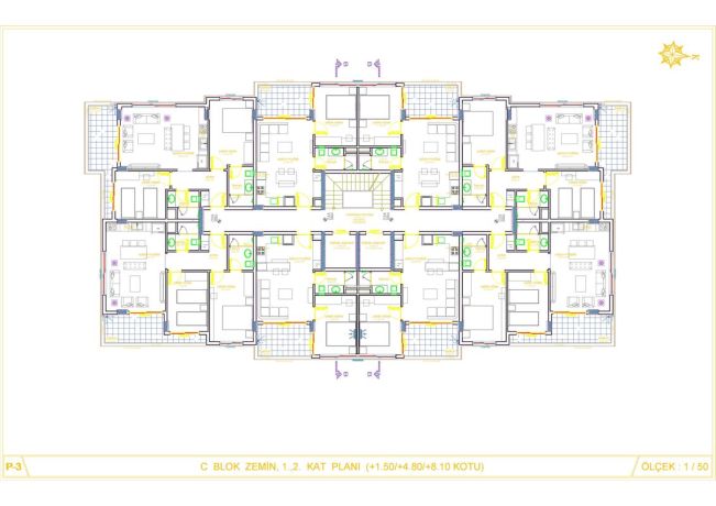Квартиры, Турция, Алания, Оба (00120) - фото 64