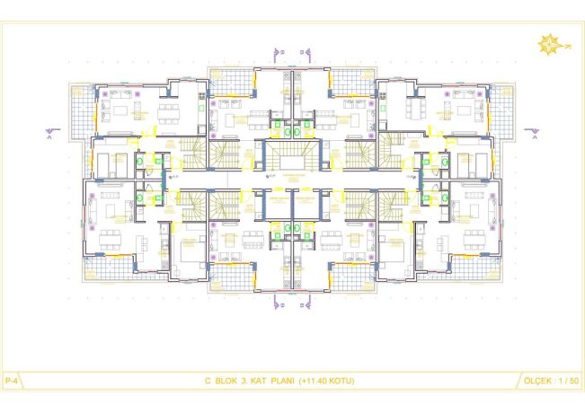 Квартиры, Турция, Алания, Оба (00120) - фото 68