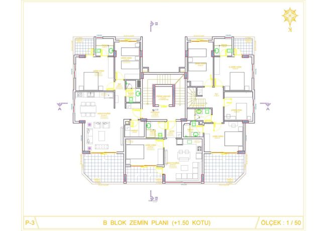 Квартиры, Турция, Алания, Оба (00120) - фото 69