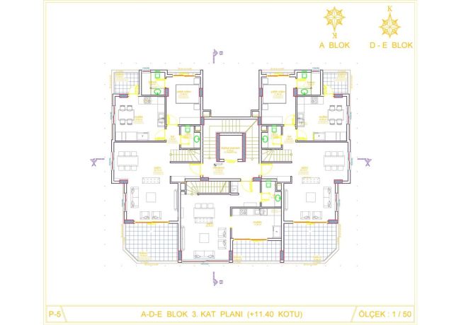 Квартиры, Турция, Алания, Оба (00120) - фото 74