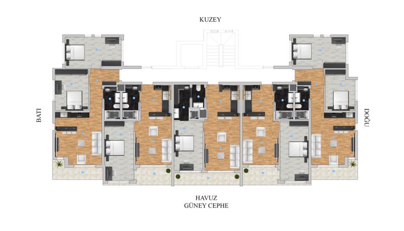 Квартиры, Турция, Алания, Газипаша (00119) - фото 23