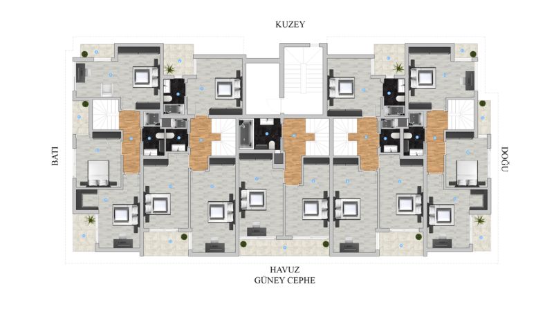 Квартиры, Турция, Алания, Газипаша (00119) - фото 24