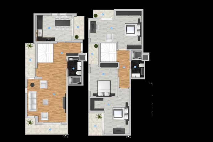 Квартиры, Турция, Алания, Газипаша (00119) - фото 30