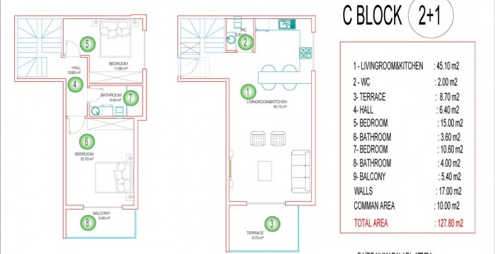 Apartments, Turkey, Alanya, Оба (00138) - pictures 46