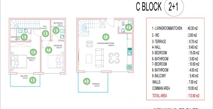 Apartments, Turkey, Alanya, Оба (00138) - pictures 47