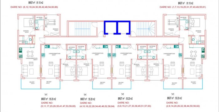 Apartments, Turkey, Alanya, Оба (00138) - pictures 52