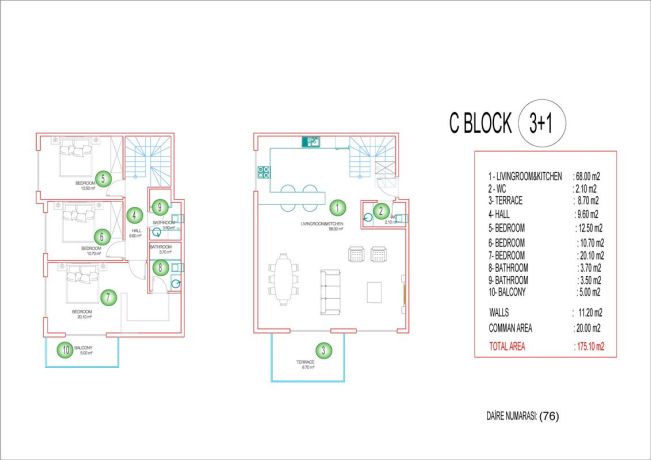 Apartments, Turkey, Alanya, Оба (00138) - pictures 44