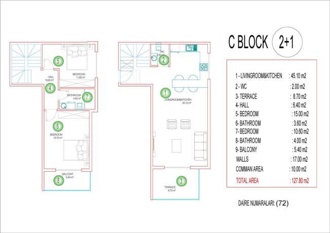 Apartments, Turkey, Alanya, Оба (00138) - pictures 46
