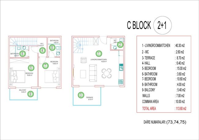 Apartments, Turkey, Alanya, Оба (00138) - pictures 47