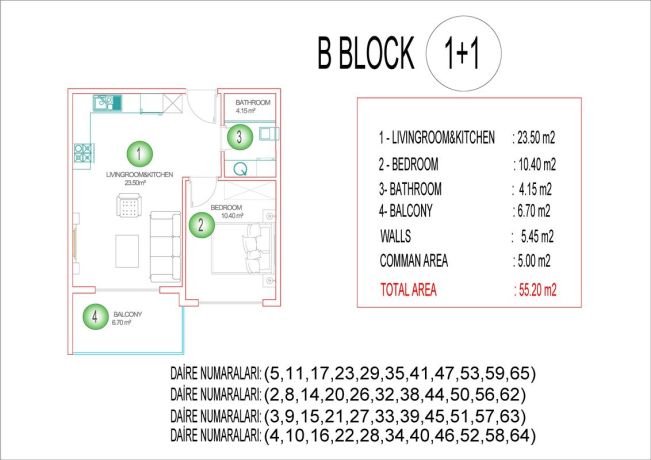 Apartments, Turkey, Alanya, Оба (00138) - pictures 58