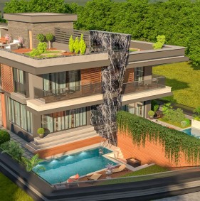 Шикарная вилла 3+1 в Авсалларе, Алания (00643)