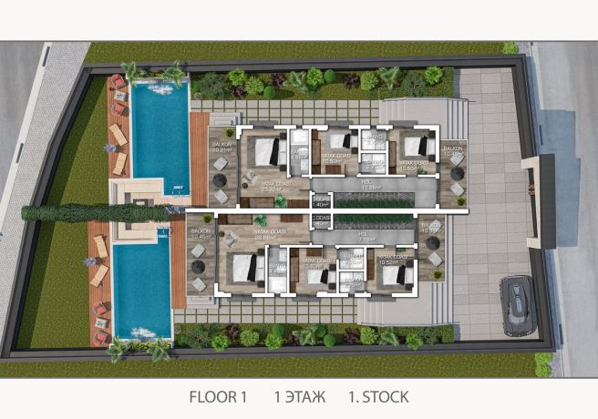 Apartments, Turkey, Alanya, Avsallar (00643) - pictures 6