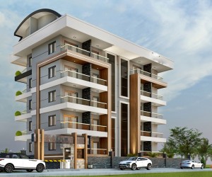 New project of a residential complex in the popular area of ​​Mahmutlar, Alanya (00346)