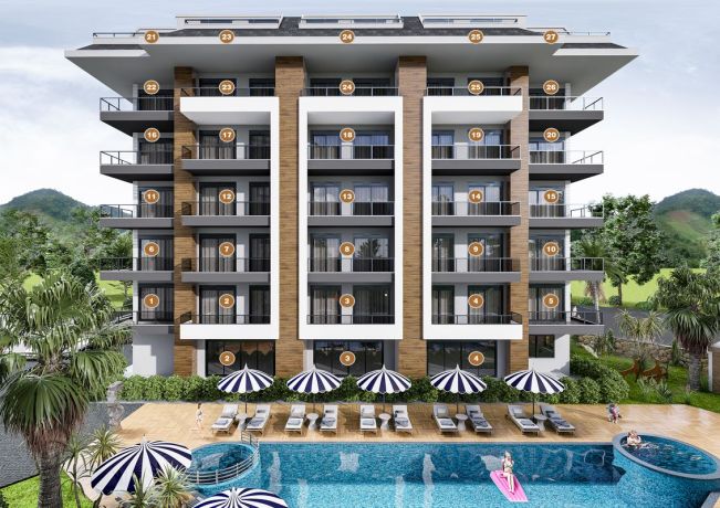 Квартири, Туреччина, Аланія, Тосмур (01425) - фото 2