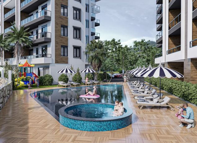 Квартири, Туреччина, Аланія, Тосмур (01425) - фото 5