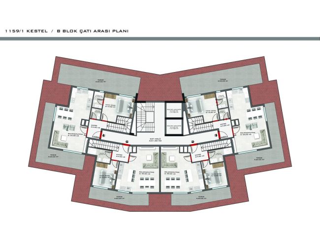 Квартиры, Турция, Алания, Кестель (00364) - фото 34