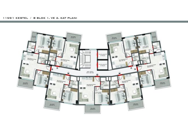 Квартиры, Турция, Алания, Кестель (00364) - фото 36