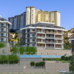 Премиум апартаменты с видом на море в Каргыджак, Алания (00265)