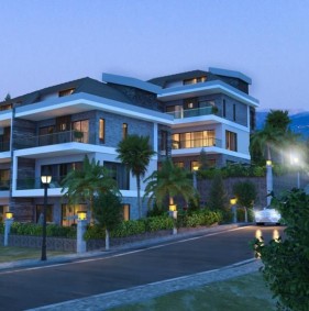 Виллы класса люкс на продажу у моря в Махмутларе, Алания (00341)