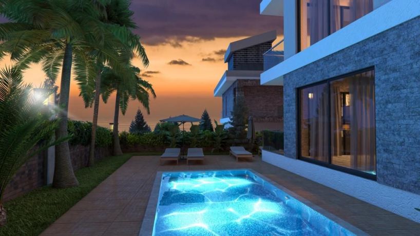 Виллы, Турция, Алания, Махмутлар (00341) - фото 1