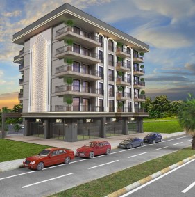 Апартаменты в центре Алании (01505)