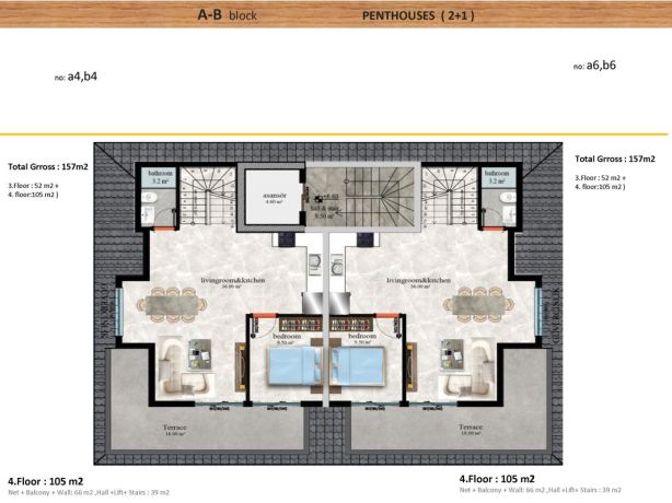 Квартири, Туреччина, Аланія, Кестель (01605) - фото 10