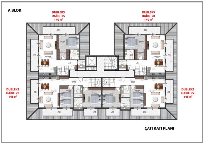 Квартиры, Турция, Алания, Оба (00286) - фото 55