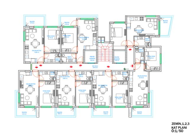 Apartments, Turkey, Alanya, Mahmutlar (00446) - pictures 44
