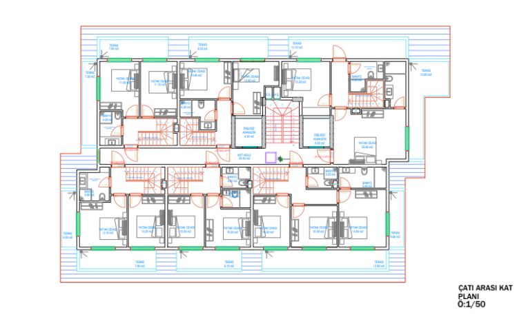 Apartments, Turkey, Alanya, Mahmutlar (00446) - pictures 46