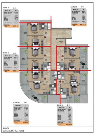 Квартири, Туреччина, Аланія, Кестель (017459) - фото 39