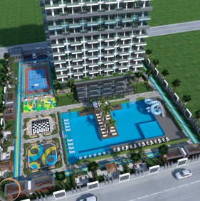 Апартаменты в новом ЖК, район Махмутлар (01649)