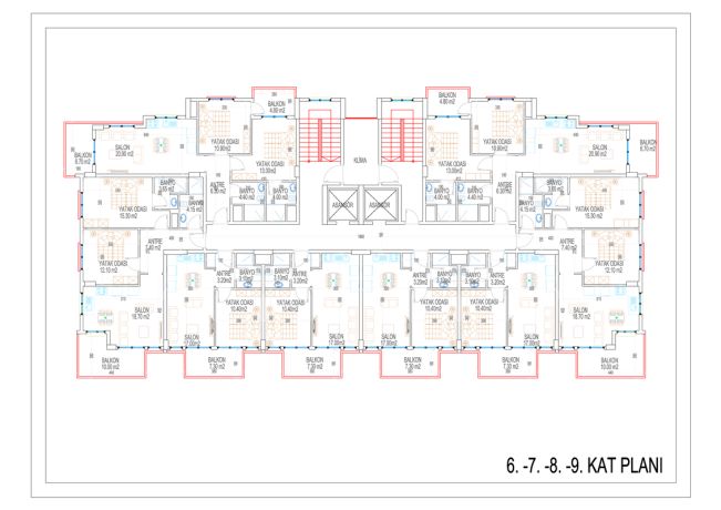 Apartments, Turkey, Alanya, Mahmutlar (01649) - pictures 13