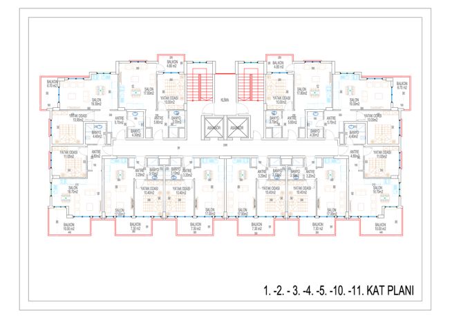 Apartments, Turkey, Alanya, Mahmutlar (01649) - pictures 14
