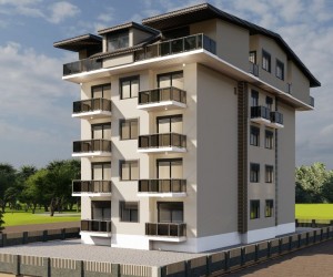 Apartments for sale in a new residential complex from the developer in Gazipasa, Alanya (011473)