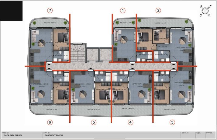 Apartments, Turkey, Alanya, Оба (001110) - pictures 40