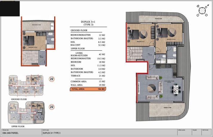 Apartments, Turkey, Alanya, Оба (001110) - pictures 44