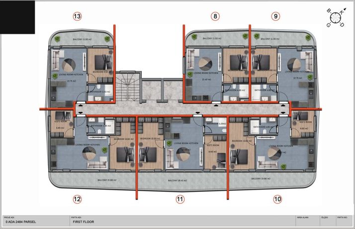 Apartments, Turkey, Alanya, Оба (001110) - pictures 47