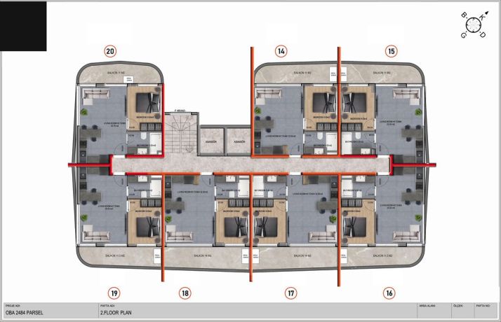 Apartments, Turkey, Alanya, Оба (001110) - pictures 49