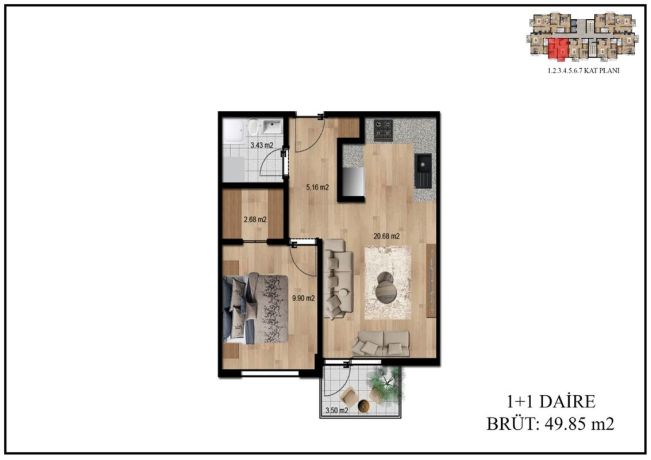 Квартири, Туреччина, Аланія, Авсаллар (00326) - фото 14